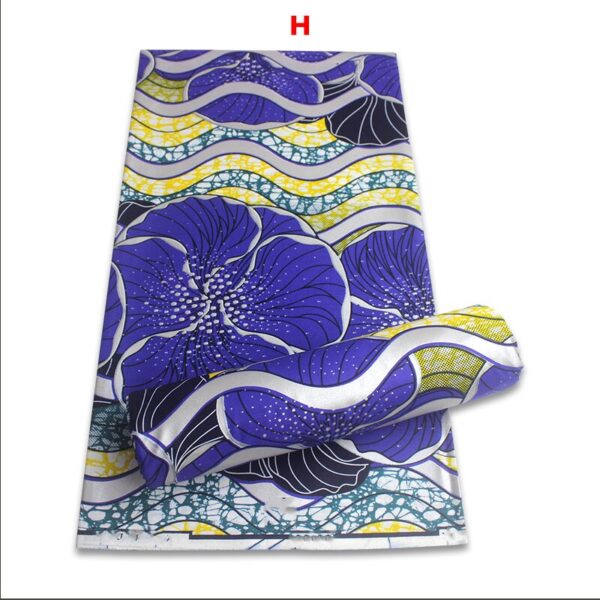 2021 African Gold Wax Fabric 100% cotton High Quality Nigeria Fabric Wax Print Ankara Wax For Sewing 6yards Women Fabric