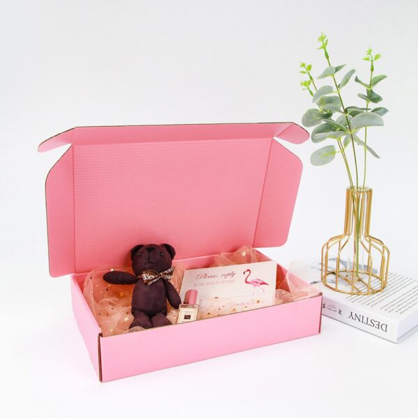5pcs/10pcs/kraft box wholesale color package carton small gift box Wigs blank 3layer corrugated box customized size printed logo