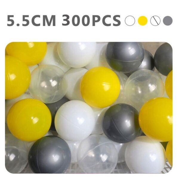 300 Pcs/Lot Eco-Friendly Plastic Balls Colorful Ball Soft Kid Ball Pit Toy Outdoor Ball Water Pool Ocean Wave Ball Dia 5.5/7 cm