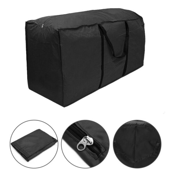 Black Heavy Duty Waterproof Garden Furniture Covers Outdoor Cushion Storage Bag Christmas Tree Organizer
