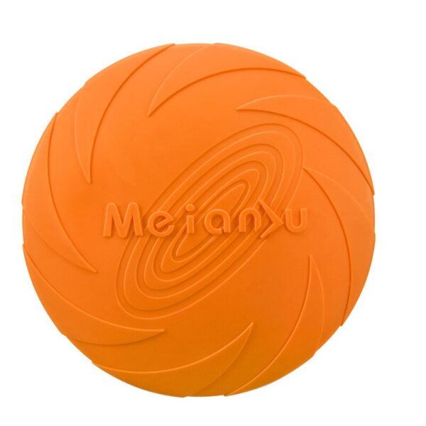 Dog Flying Discs Toy Eco Friendly Soft Rubber Floatable UFO Resistant Bite Chew Disk Puppy Interactive Training Pet Supplies
