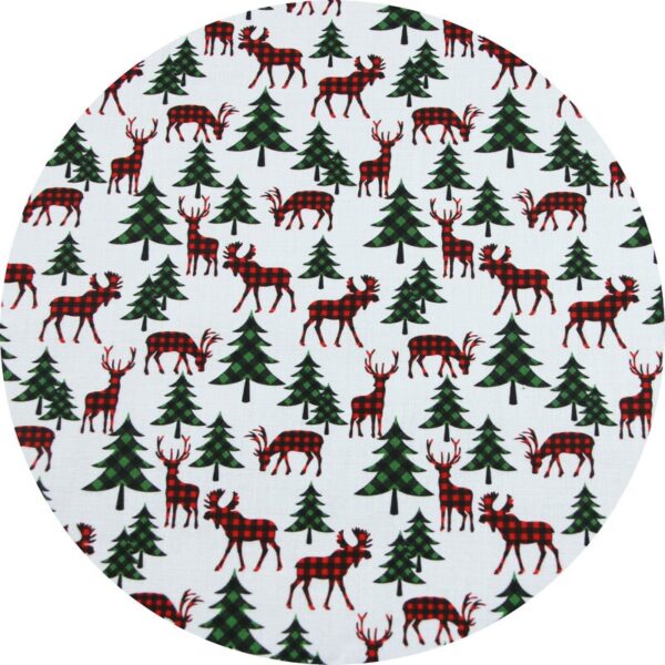 cartoon christmas printed cotton fabric tissue for kids dress DIY patchwork handmade textile cloth doll handbag sewing material