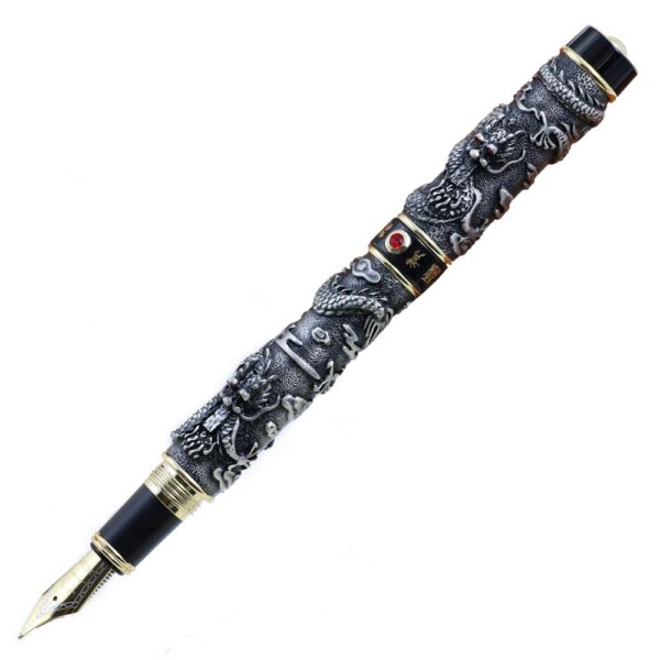 High Quality Luxury JinHao Dragon Fountain Pen Vintage Ink Pens for Writing Office Supplies Stationery Gift caneta tinteiro