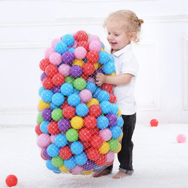 300 Pcs/Lot Eco-Friendly Plastic Balls Colorful Ball Soft Kid Ball Pit Toy Outdoor Ball Water Pool Ocean Wave Ball Dia 5.5/7 cm