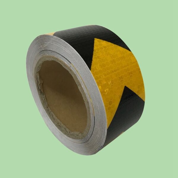 Arrow Conspicuity Tape Reflective Safety Warning Sign Car Truck RV Reflective Hazard Tape Conspicuity Safety Marking Fluorescent