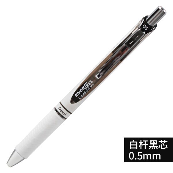 6pcs Pentel BLN75 EnerGel Series Gel Smooth Writing Supplies 0.5mm Needle-Point Press Type Neutral Pen