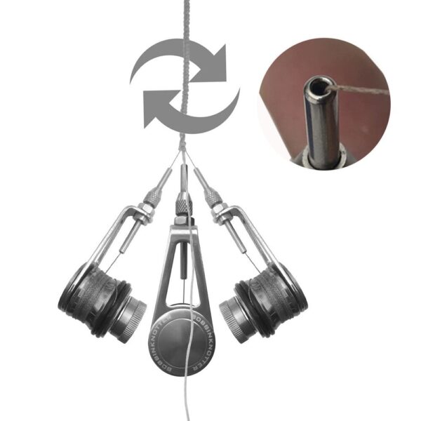 AS Fishing Line Knotter GT/FG/ Knot Bobbin Knotter PE Fishing Knotting Device Pulling Rod Hanging Bottom Winder Tools