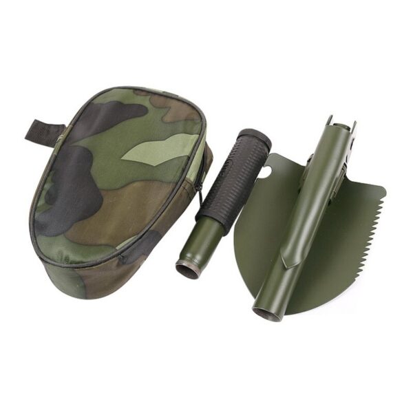Military Portable Folding Shovel Multifunction Stainless Steel Survival Spade Trowel Garden Camping Outdoor Tool Garden Tools