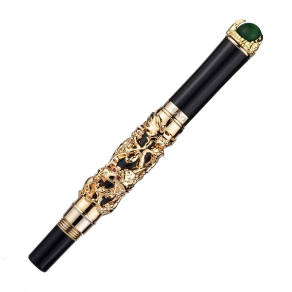 High Quality Luxury JinHao Dragon Fountain Pen Vintage Ink Pens for Writing Office Supplies Stationery Gift caneta tinteiro