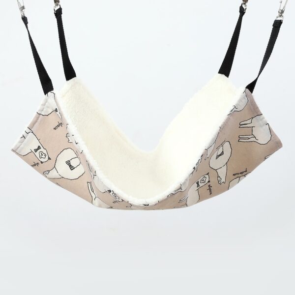 Designer Pet Cat Guinea Pig Hammock Cotton Ferret Mouse Hanging Bed Rodent Cartoon Print Products
