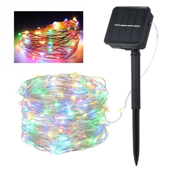 50-300 LED Solar Power Strip Rope Lights Outdoor Waterproof Garden Fairy String Light Xmas Outdoor Light for Garden Decoration