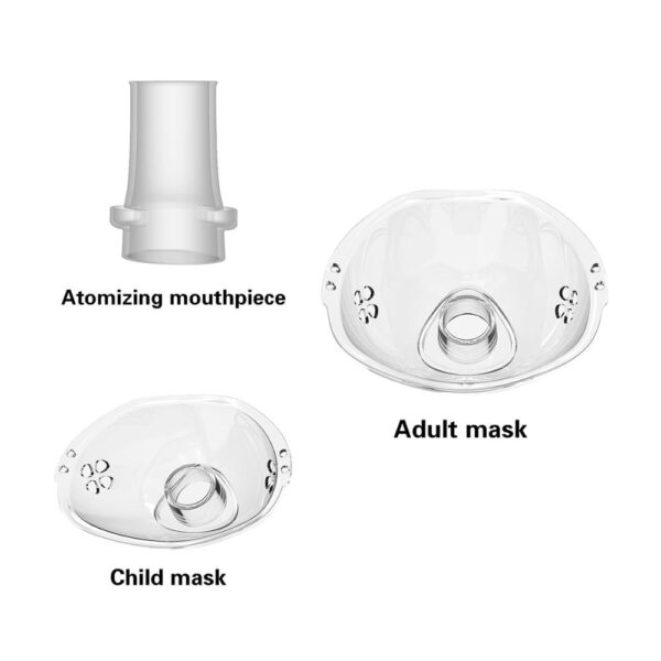 Portable Nebulizer Inhaler For Baby Adult Silent Ultrasonic Mesh Nebulizer Mini Handheld USB Rechargeable Inalador Nebulizador