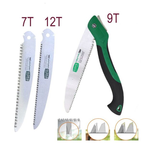 LAOA Garden Pruning Tools SK5 Blade Shear Portable Outdoor Folding Saw Felling Handsaw