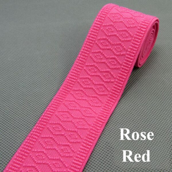 Meetee 50mm Elastic Bands Colorful Pattern DIY Crafts Sewing Waistband Clothing Pants Handmade Accessories AP584