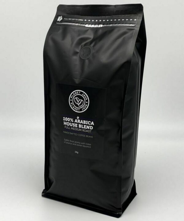 Planet Java 100% Arabica House Blend Coffee Beans (1kg) - Artisan Hand Roasted