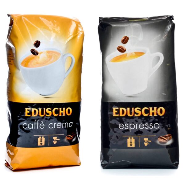 TCHIBO EDUSCHO Crema Espresso Roasted Coffee Beans 1kg -TRACKED SERVICE -