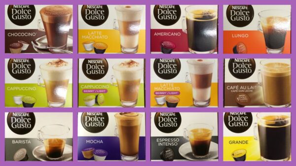 Nescafe Dolce Gusto Coffee Capsules - 3 Boxes Of 16 Pods - Select your Flavour