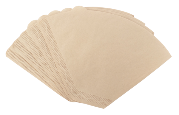 Coffee Filter Papers Size 4 Unbleached Brown Replacement Cones