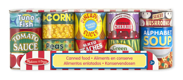 Melissa And Doug Canned Food Play Set Role Play Toys