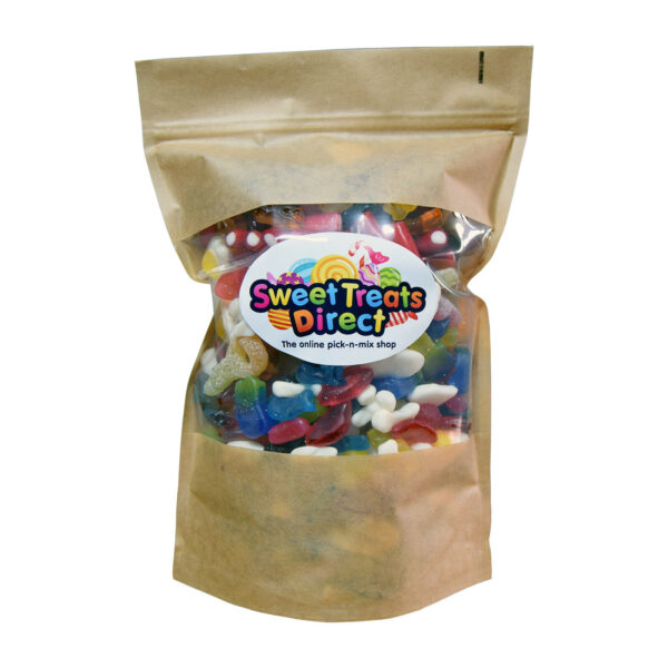 Pick N Mix Sweets 500g 1kg 1.75kg Pouches Large Retro Fizzy Jelly Candy