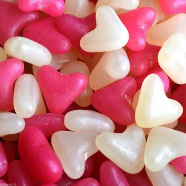VALENTINES LOVE WEDDING Retro Sweets Gift Candy Red Pink Sweets Heart Themed